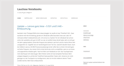 Desktop Screenshot of lautloses-notebook.de